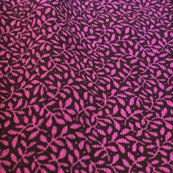 Michael Kors Purple & Black Gathered Bodice Blouse - Picture 7 of 15